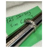 Sterling ring (3 g) size 6.5