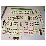 Large lot old button cards