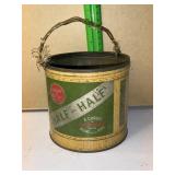 Old modified tobacco tin