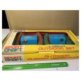 Old rubber horseshoe set