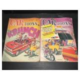 1974 CAR-TOONS COMICS STEFFENHAGEN COVERS