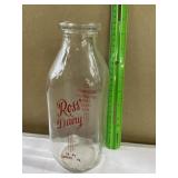 Ross dairy Sunbury milk bottle