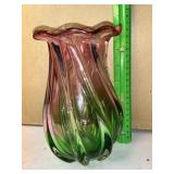 Art glass vase