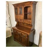 YOUNG-HINKLE PINE CHINA CABINET