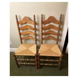 TWO ROSH BOTTOM CHAIRS