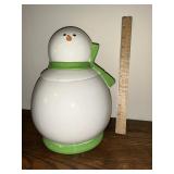 Ceramic snowman cookie