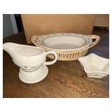 LONGABERGER accessory lot pottery