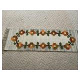Handwoven polish rug by local folk artist 15ï¿½ x