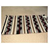Navajo Wolven rug 19 x 36