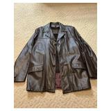 44L leather coat by Cooper