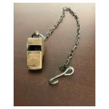 B&R CYCLONE BRASS WHISTLE