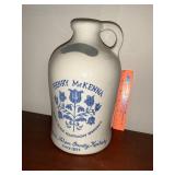 Henry MCKENNA pottery, whiskey jug