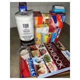 Cookbook and MISC kitchen lot