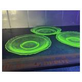 Uranium glass lot