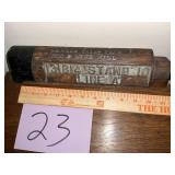 Highly collectible, steel mill salvage item