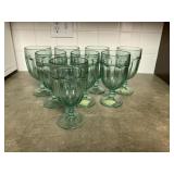 GREEN  GOBLETS