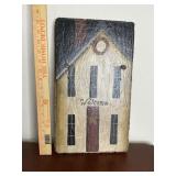 Country craft painted slate shingle