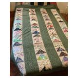 Full-size patchwork quilt