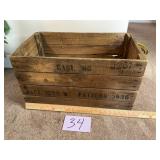 WOODEN CRATE