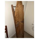 Primitive wooden ironing board