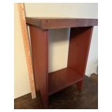 Primitive style  pine stand one shelf