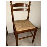 Rush bottom ladder back chair