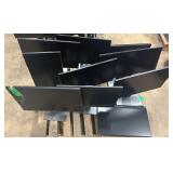 (7) OPTIPLEX AIO & (3) MONITORS ON STANDS