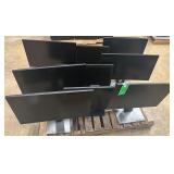 (7) OPTIPLEX AIO & (2) MONITORS ON STANDS