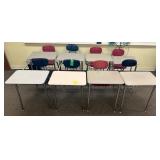 8 Students Desks