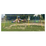 Large Yellow Swing Set