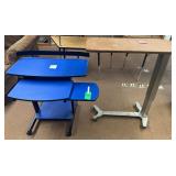 2 Rolling Desks/Tables