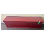 Red Storage Box/Bench