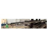 All Assorted Square &Rectangle Tube Pieces In Rack