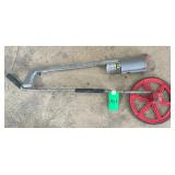 Measuring Wheel & Spray Paint Sprayer