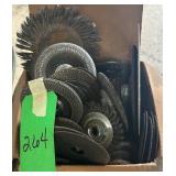 Box of Assorted Grinder Wheels & Wire Wheels
