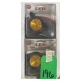 2 New LED Amber Marker Lights