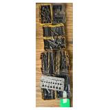 Large Assortment of Drill Bits w/Boxes