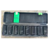 Deep Well Impact Socket Set