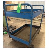 Blue Rolling Cart
