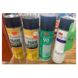 4 Cans of Spray Adhesive