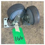 Pair of Swivel Wheels