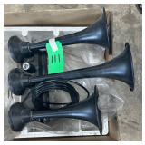 Set of Large Train Horns