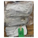 New Leather Work Gloves