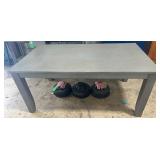 Gray Wood Table