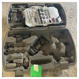 Assorted Tools & Plastic Box