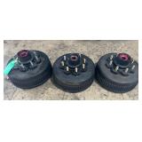 3 New Wheel Hubs w/Bearings