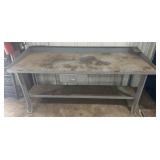 Steel Shop/Work Table