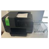 HP Printer & Wire Baskets