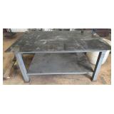 Heavy Duty Steel Shop/Work Table
