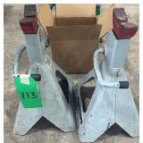 Pair of Gray Jack Stands